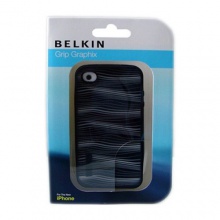 贝尔金 iPhone 4 激光图纹硅胶套(黑白) F8Z627qe160