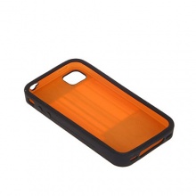 欧沙克 iPhone 4 七美德双色硅胶保护壳(附贴膜)信仰 IC848FA