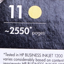 惠普（HP）C4838A 11号 黄色墨盒（适用K850 K850dtn cp1700系列）