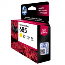 惠普（HP）CZ124AA 685黄色墨盒 （适用 HP DeskJet 3525/4615/4625/5525）