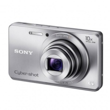 索尼（SONY） DSC-W690 数码相机 银色（1610万像素 3英寸液晶屏 10倍光变 25mm广角）