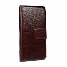 泰格斯iPhone 5 Magia Wallet钱夹侧翻盖真皮保护套（褐，背板魔术贴）TFD01002AP-50