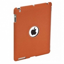泰格斯 iPad 多功能翻盖保护套（支架设计、插笔槽，斜纹PU，橘黄，适用于iPad3,4） THD00603AP
