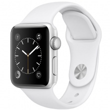 Apple Watch Sport Series 1智能手表（38毫米银色铝金属表壳搭配白色运动型表带 ）