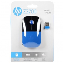 惠普（HP) Z3700蓝色无线鼠标 V0L81AA（键鼠类）