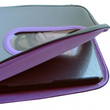 贝尔金 灵感系列视窗电脑内袋(灰/紫色,15.4寸) F8N062zhDGV