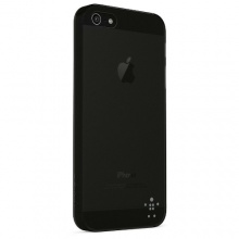 贝尔金iPhone5纤薄菁华保护壳 （沥青黑）F8W095qeC00