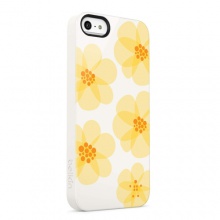 贝尔金iPhon5清新花朵保护壳（黄色）F8W174qeC01