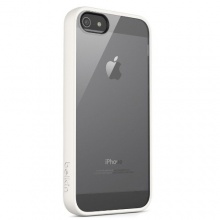 贝尔金iPhone5透明糖果保护壳(乳白色) F8W153qeC07