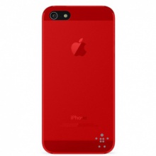 贝尔金iPhone5纤薄菁华保护壳(宝石红) F8W095qeC04
