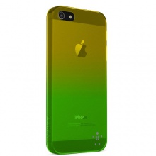 贝尔金iPhone5纤薄菁华渐变色保护壳(鲜果绿) F8W207qeC05