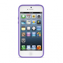 贝尔金苹果iPhone5手机保护壳霓虹系列TPU材质(葡萄紫)F8W097qeC03