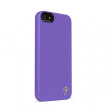 贝尔金苹果iPhone5手机保护壳霓虹系列TPU材质(葡萄紫)F8W097qeC03