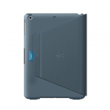 贝尔金 iPad Air“魔术”保护套（可拆卸，横竖均可，人造革材质）银灰色 F7N100B3C01